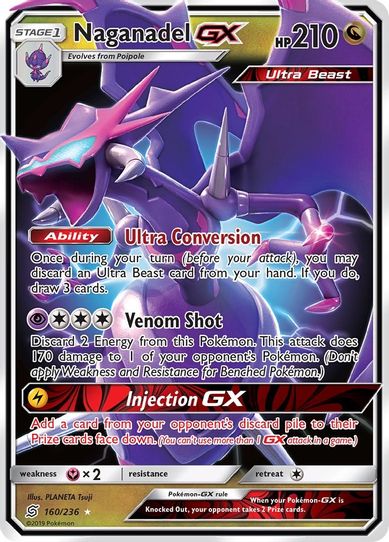 Naganadel GX (160/236) [Sun & Moon: Unified Minds]