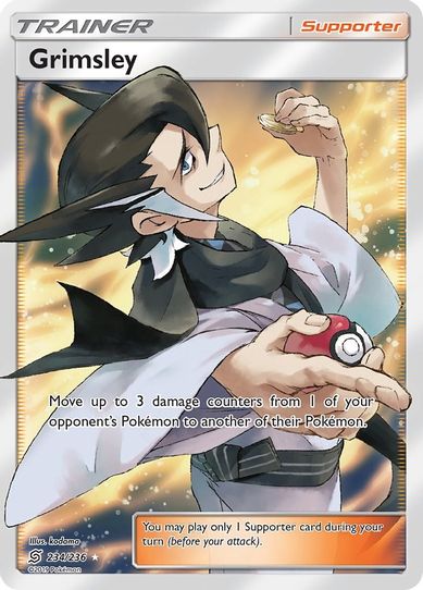Grimsley (Full Art) (234/236) [Sun & Moon: Unified Minds]