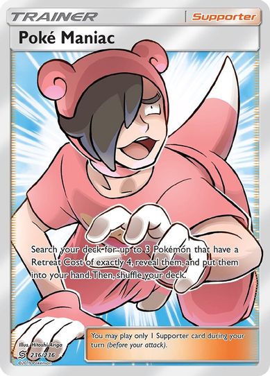 Poke Maniac (Full Art) (236/236) [Sun & Moon: Unified Minds]