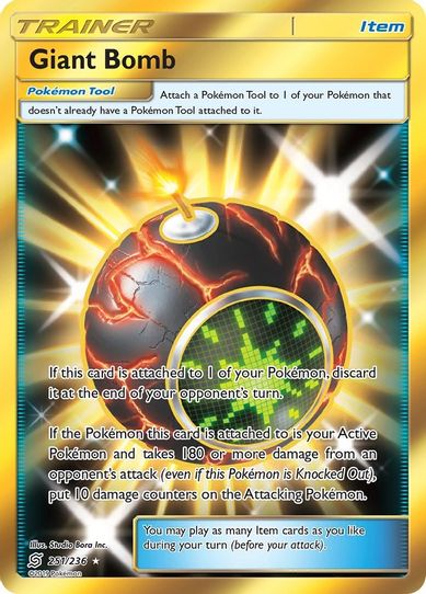 Giant Bomb (Secret) (251/236) [Sun & Moon: Unified Minds]