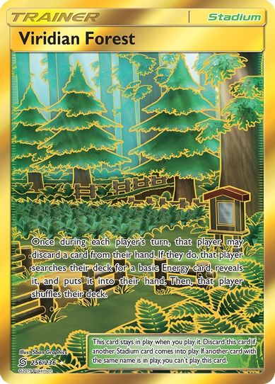 Viridian Forest (Secret) (256/236) [Sun & Moon: Unified Minds]