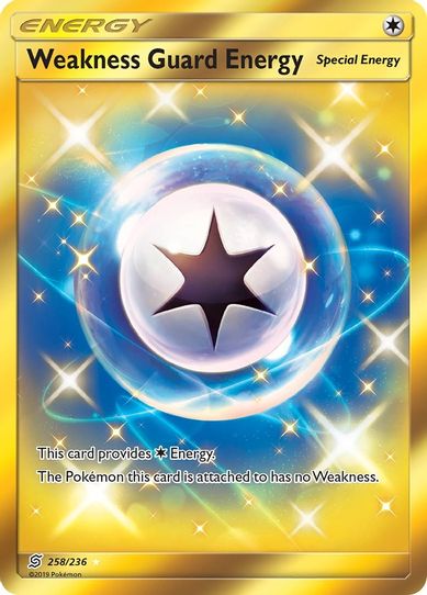 Weakness Guard Energy (Secret) (258/236) [Sun & Moon: Unified Minds]