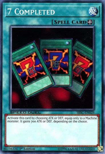 Completed (SBSC-EN029) [Speed Duel: Scars of Battle]