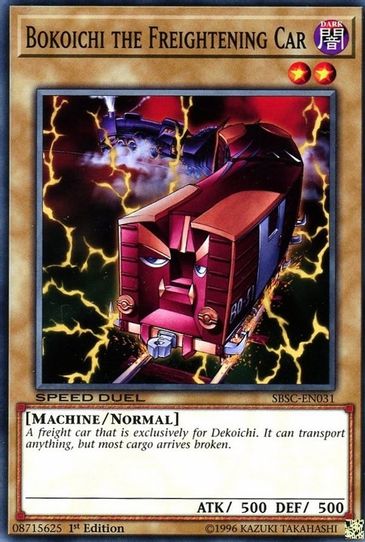 Bokoichi the Freightening Car (SBSC-EN031) [Speed Duel: Scars of Battle]
