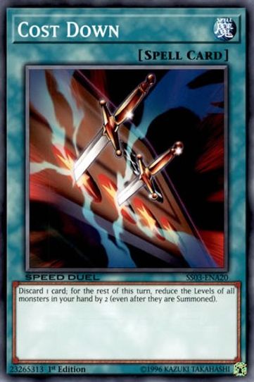 Cost Down (SS03-ENA20) [Speed Duel Decks: Ultimate Predators]