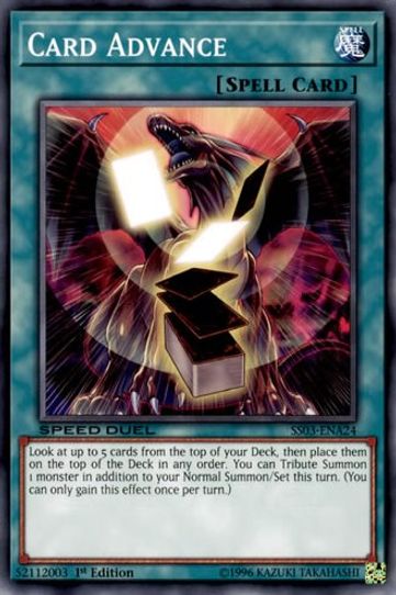 Card Advance (SS03-ENA24) [Speed Duel Decks: Ultimate Predators]