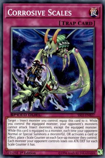 Corrosive Scales (SS03-ENB27) [Speed Duel Decks: Ultimate Predators]