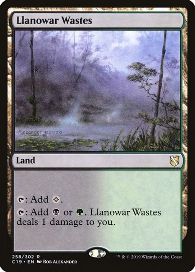 Llanowar Wastes (258) [Commander 2019]