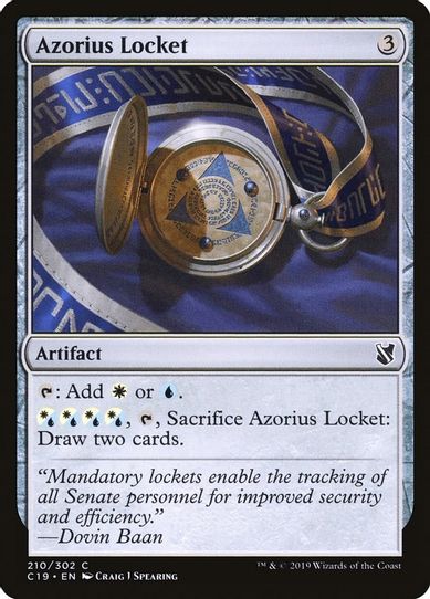 Azorius Locket (210) [Commander 2019]