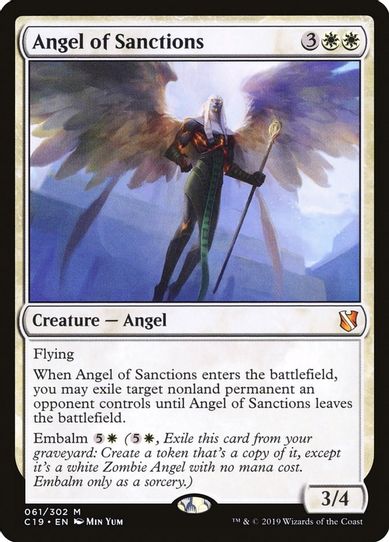 Angel of Sanctions (61) [Commander 2019]