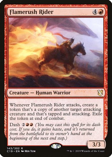 Flamerush Rider (143) [Commander 2019]