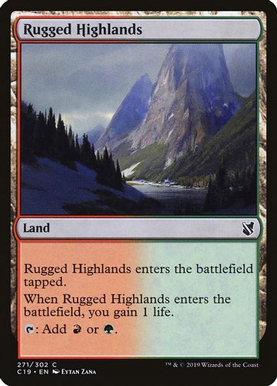 Rugged Highlands (271) [Commander 2019]