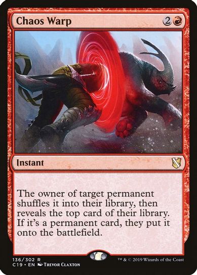 Chaos Warp (136) [Commander 2019]