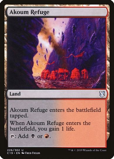 Akoum Refuge (226) [Commander 2019]