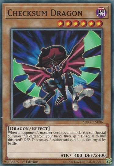 Checksum Dragon (SDRR-EN006) [Structure Deck: Rokket Revolt]