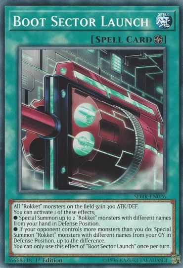 Boot Sector Launch (SDRR-EN026) [Structure Deck: Rokket Revolt]