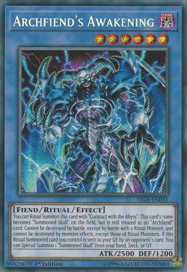 Archfiend's Awakening (FIGA-EN031) [Fists of the Gadgets]