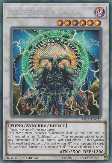 Archfiend's Call (FIGA-EN032) [Fists of the Gadgets]