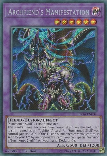 Archfiend's Manifestation (FIGA-EN034) [Fists of the Gadgets]