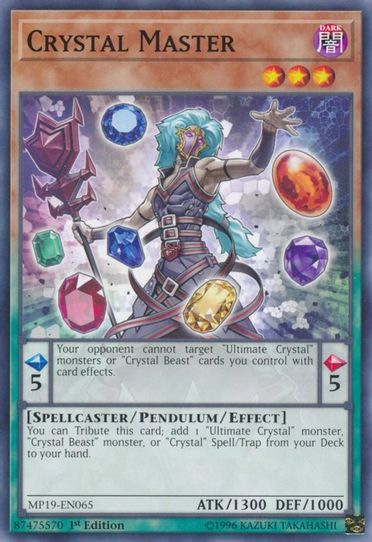 Crystal Master (MP19-EN065) [2019 Gold Sarcophagus Tin Mega Pack]