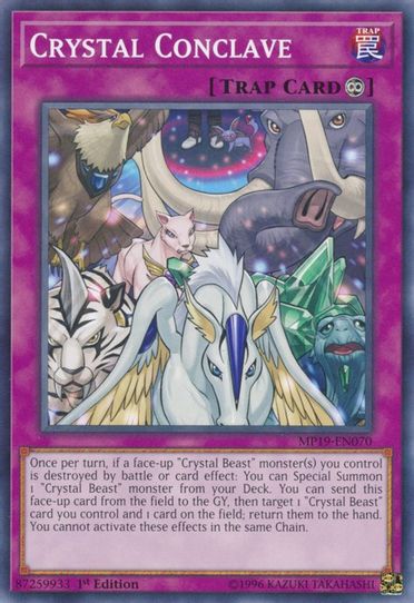 Crystal Conclave (MP19-EN070) [2019 Gold Sarcophagus Tin Mega Pack]