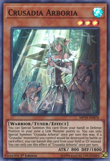 Crusadia Arboria (MP19-EN078) [2019 Gold Sarcophagus Tin Mega Pack]