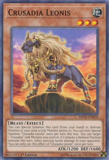 Crusadia Leonis (MP19-EN079) [2019 Gold Sarcophagus Tin Mega Pack]
