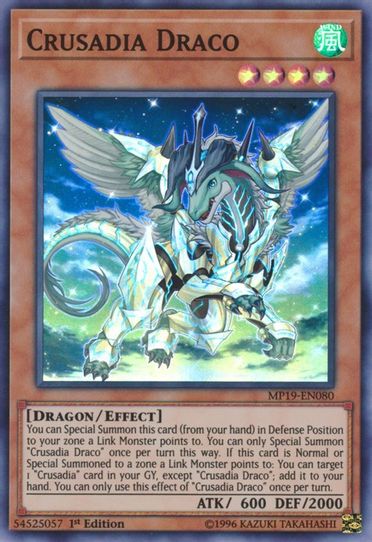 Crusadia Draco (MP19-EN080) [2019 Gold Sarcophagus Tin Mega Pack]