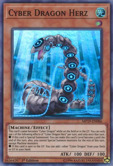 Cyber Dragon Herz (MP19-EN086) [2019 Gold Sarcophagus Tin Mega Pack]