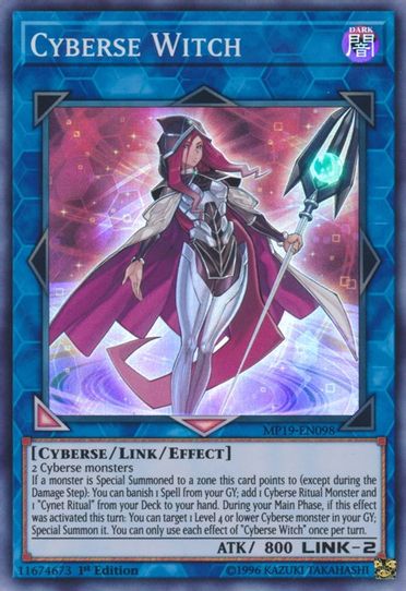 Cyberse Witch (MP19-EN098) [2019 Gold Sarcophagus Tin Mega Pack]