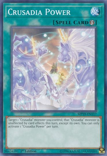 Crusadia Power (MP19-EN117) [2019 Gold Sarcophagus Tin Mega Pack]
