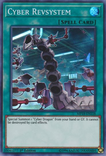 Cyber Revsystem (MP19-EN118) [2019 Gold Sarcophagus Tin Mega Pack]