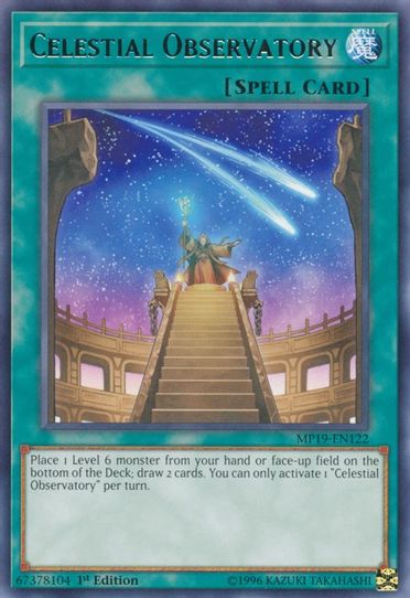 Celestial Observatory (MP19-EN122) [2019 Gold Sarcophagus Tin Mega Pack]
