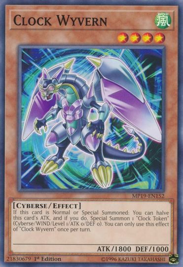 Clock Wyvern (MP19-EN152) [2019 Gold Sarcophagus Tin Mega Pack]