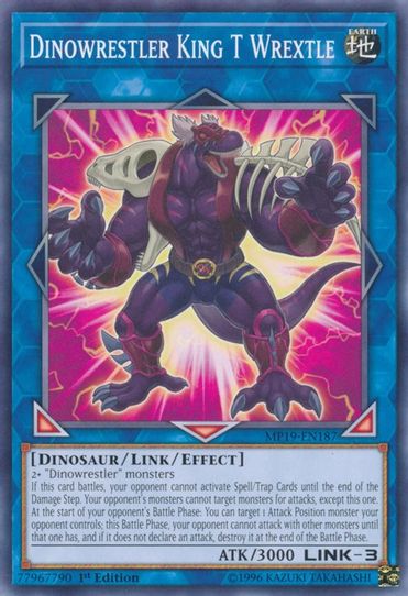 Dinowrestler King T Wrextle (MP19-EN187) [2019 Gold Sarcophagus Tin Mega Pack]