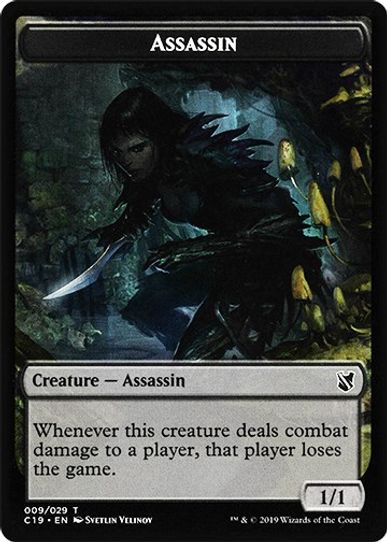 Assassin // Morph Double-sided Token [Commander 2019]