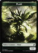 Plant // Snake Double-sided Token [Commander 2019]