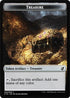Treasure // Human Double-sided Token [Commander 2019]