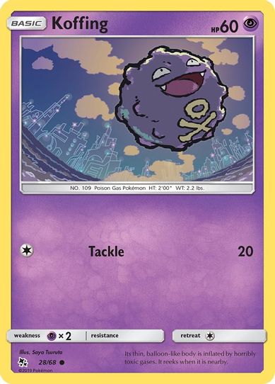 Koffing (28/68/68) [Sun & Moon: Hidden Fates]