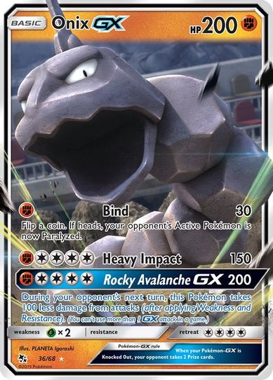 Onix GX (36/68/68) [Sun & Moon: Hidden Fates]