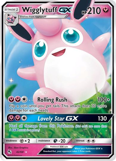 Wigglytuff GX (42/68/68) [Sun & Moon: Hidden Fates]
