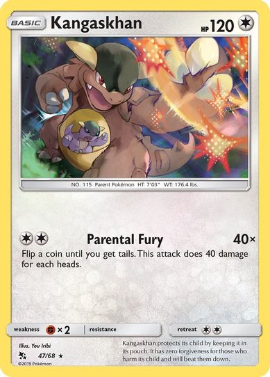 Kangaskhan (47/68/68) [Sun & Moon: Hidden Fates]