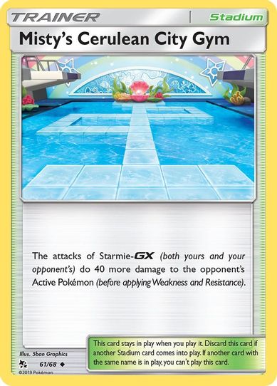 Misty's Cerulean City Gym (61/68/68) [Sun & Moon: Hidden Fates]