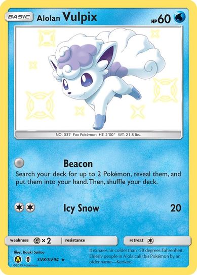 Alolan Vulpix (SV8/SV94) [Hidden Fates: Shiny Vault]