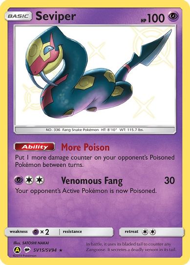 Seviper (SV15/SV94) [Hidden Fates: Shiny Vault]