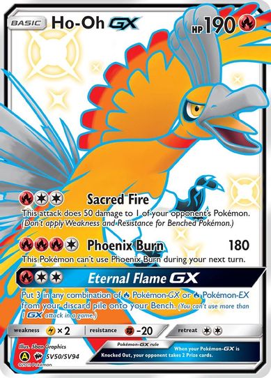 Ho-Oh GX (SV50/SV94) [Hidden Fates: Shiny Vault]