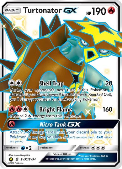 Turtonator GX (SV52/SV94) [Hidden Fates: Shiny Vault]