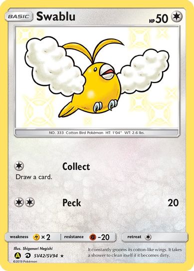 Swablu (SV42/SV94) [Hidden Fates: Shiny Vault]