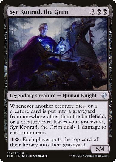 Syr Konrad, the Grim (107) [Throne of Eldraine]