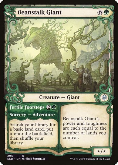 Beanstalk Giant (Showcase) (295) [Throne of Eldraine]